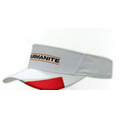 Brushed Heavy Cotton Visor w/ Peak Insert & Embroidery